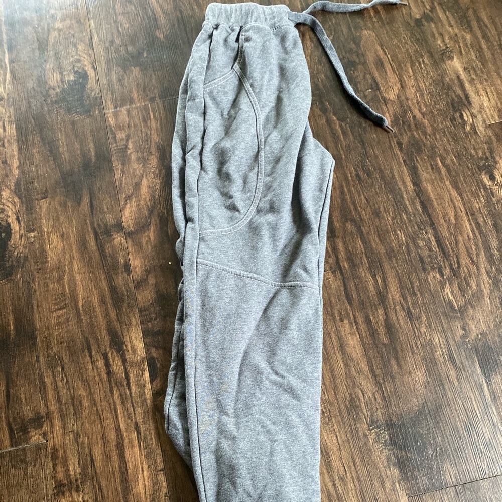 Grey sweatpants